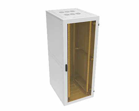 Шкаф телекоммуникационный напольный МИКсистем серия ECO+ 19" 36U 800*1000 дверь стекло серый