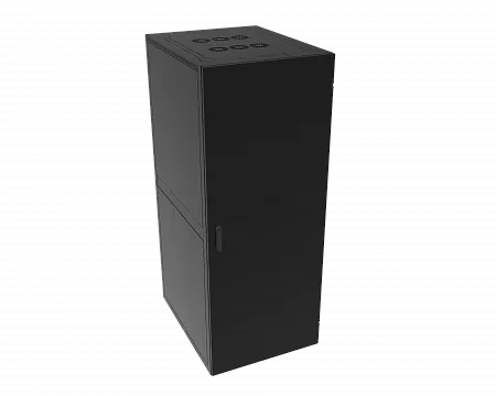 Шкаф телекоммуникационный напольный МИКсистем серия ECO+ 19" 42U 800*1000 дверь металл черный