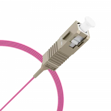 Шнур оптический монтажный (пигтейл) LANMIR многомодовый MM 50/125 OM4 SC/UPC LSZH нг(А)-HF 1.5 м