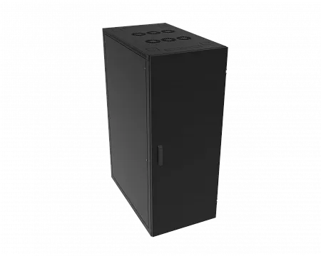 Шкаф телекоммуникационный напольный МИКсистем серия ECO+ 19" 30U 600*1000 дверь металл черный