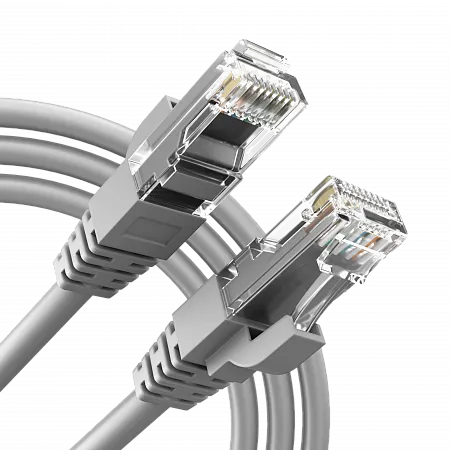 Шнур коммутационный медный RJ45 (патч-корд) LANMIR U/UTP Cat6 LSZH нг(А)-HF 0.15 м серый